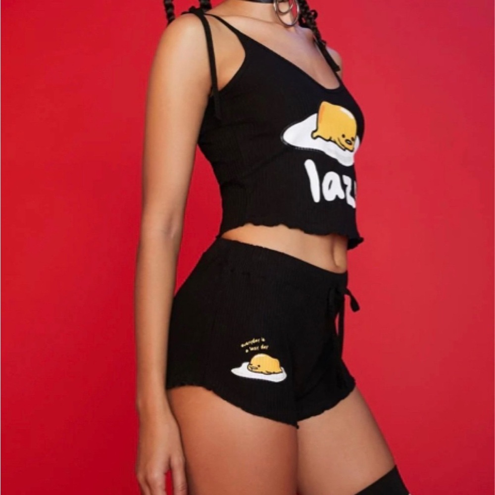 24HR DROP⬇️ Dolls Kill X Hello Kitty tank & shorts Pajama Set